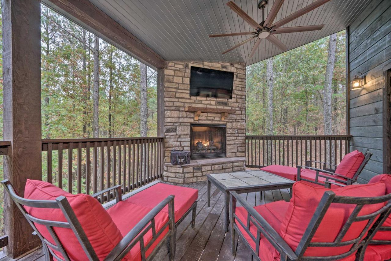Broken Bow Cabin Deck With Hot Tub And Pool Table! Exterior foto