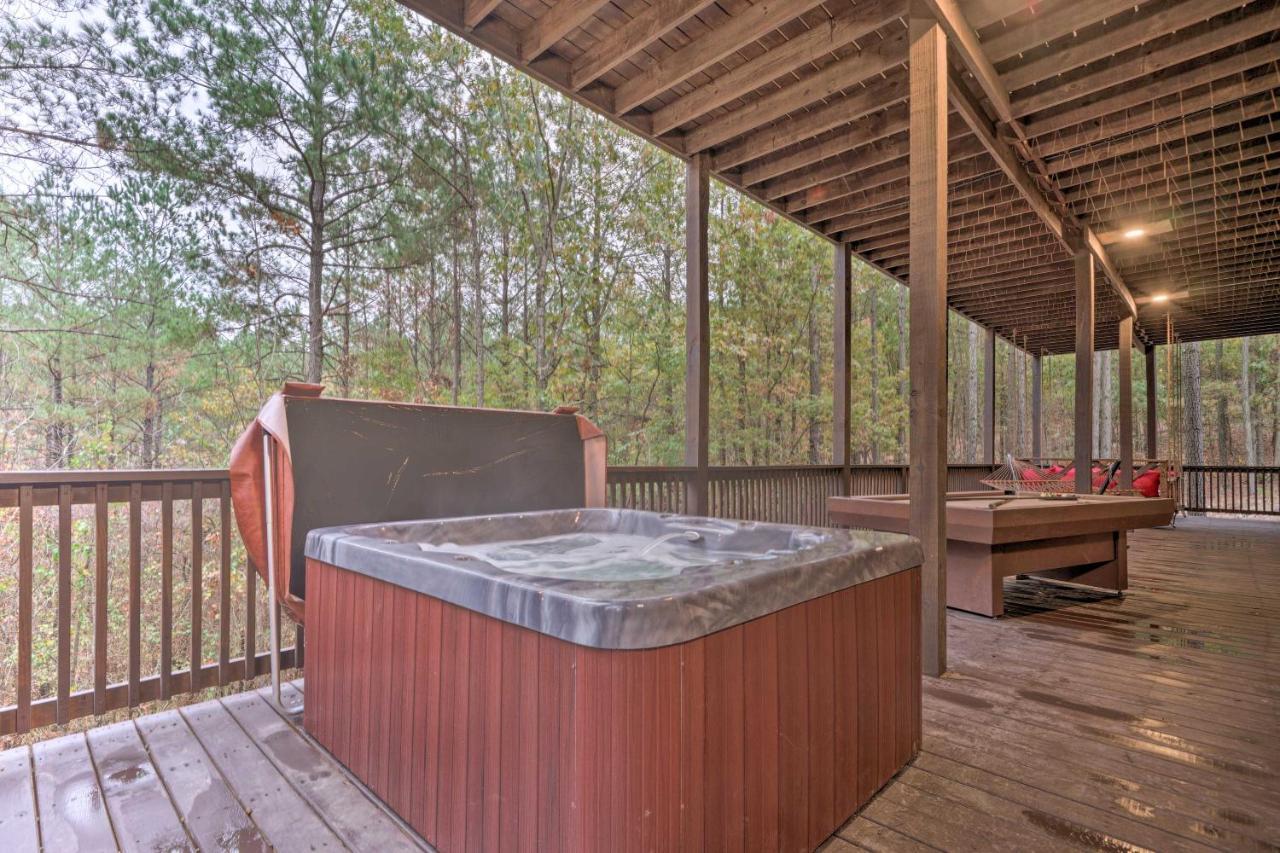 Broken Bow Cabin Deck With Hot Tub And Pool Table! Exterior foto