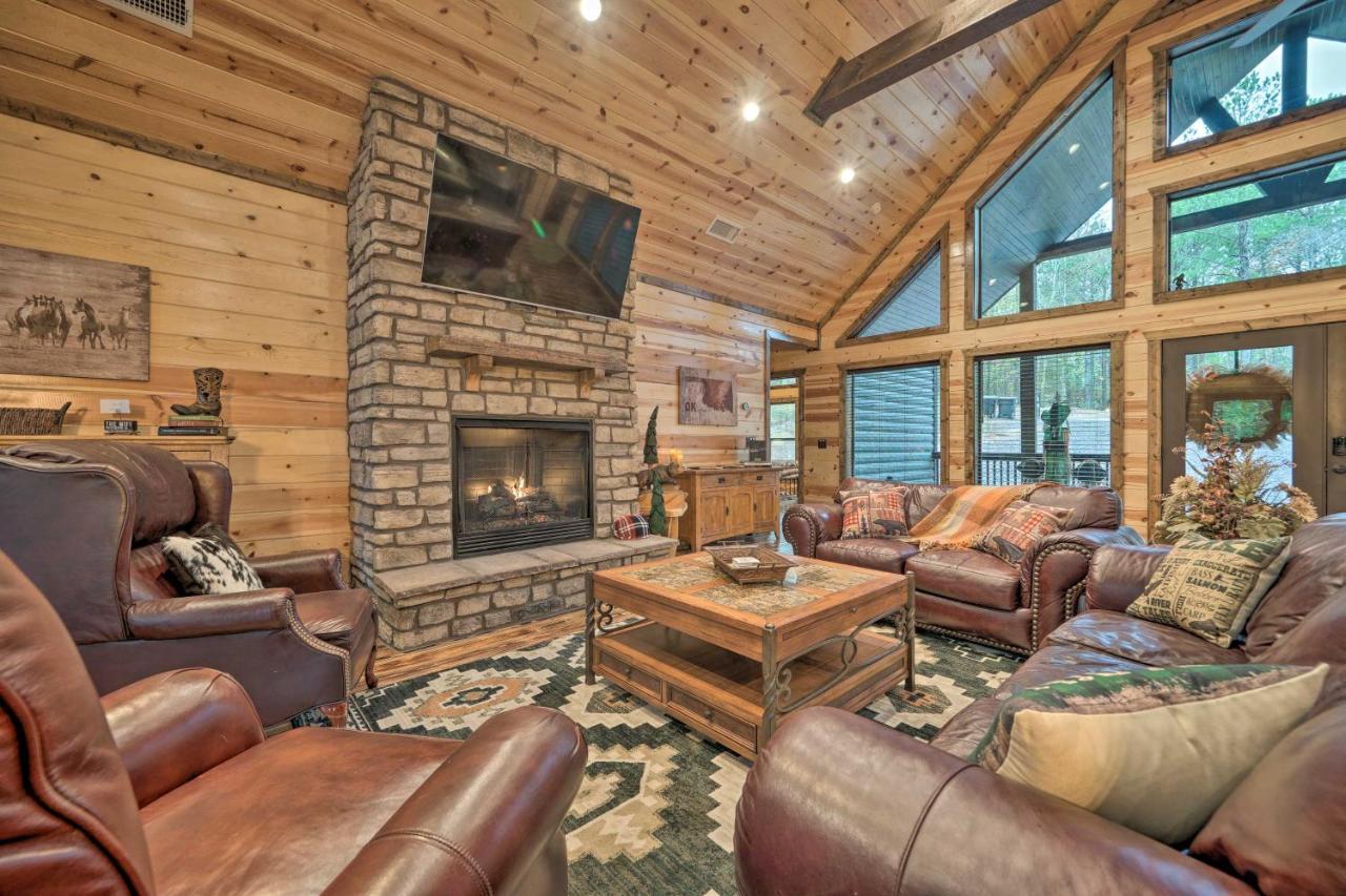 Broken Bow Cabin Deck With Hot Tub And Pool Table! Exterior foto