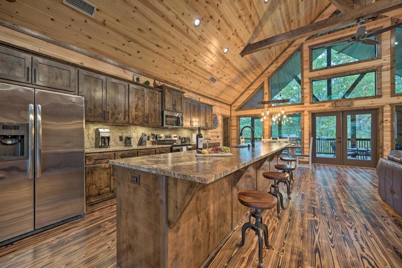 Broken Bow Cabin Deck With Hot Tub And Pool Table! Exterior foto