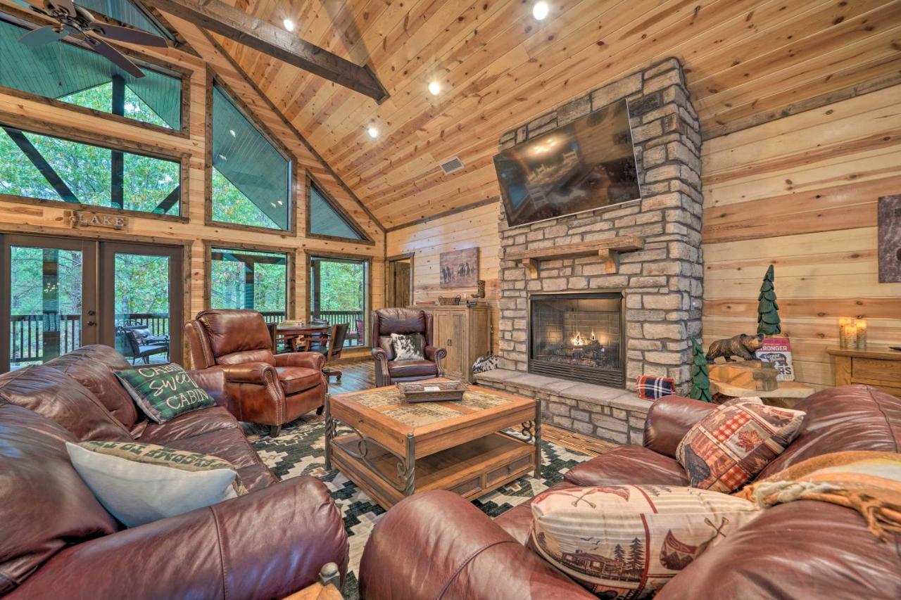 Broken Bow Cabin Deck With Hot Tub And Pool Table! Exterior foto